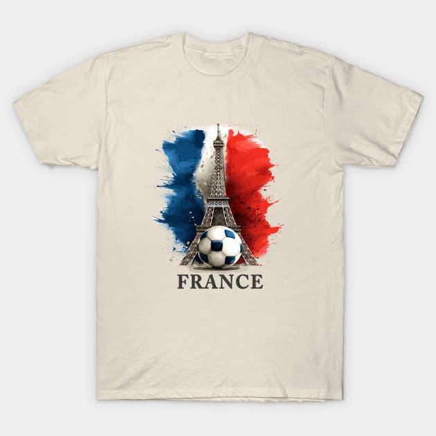 France Soccer Team T-Shirt by Completely Mental